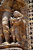 Orissa - Konarak - The Sun Temple, the hall of offerings (bhoga mandapa) also called nata-mandir (hall of dancers) because of the multitude of carvings of musicians and dancers 