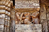 Konarak - Orissa. The Sun Temple, decorations of the platform. 