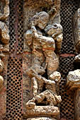 Konarak - Orissa. The Sun Temple, decorations of the platform. 