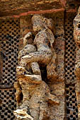 Konarak - Orissa. The Sun Temple, decorations of the platform. 