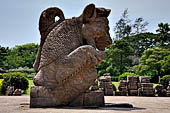 Orissa - Konarak - The Sun Temple. Remnants of statues in the temple compound. 