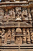 Konarak - Orissa. The Sun Temple, decorations of the platform.