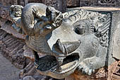 Orissa - Konarak - The Sun Temple. The Mayadevi temple , water spout