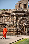 Orissa - Konarak - The Sun Temple. The platform