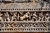 Orissa - Konarak - The Sun Temple. Decoration of the Mayadevi temple (formerly dedicated to Surya's wife Chayadevi, the goddess of the shadow).