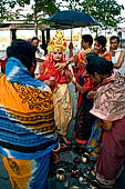 Orissa - Koraput. The temple of Jagannath, the sacred thread ceremonial for the young boy becoming an adult Brahmin. 