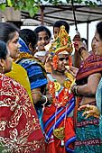 Orissa - Koraput. The temple of Jagannath, the sacred thread ceremonial for the young boy becoming an adult Brahmin. 