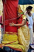 Orissa - Koraput. The temple of Jagannath, the sacred thread ceremonial for the young boy becoming an adult Brahmin. 