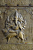 Orissa - Jagannath temple at Koraput. Decoration detail of the doors.
