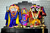 Orissa - Jagannath temple at Koraput. The Holy Jagannath triad. 