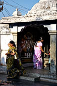 Orissa - Koraput. People visiting the temple of Jagannath. 