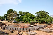 Lalitgiri - Apsidal Chaitya, surrounded by a number of votive small stupas.