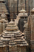 Orissa - Bhubaneswar, Lingaraj Temple. The other shrines of the temple compound. 