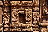 Orissa - Bhubaneshwar. Mukteswara temple, decoration of the jagamohan. 