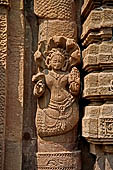 Orissa - Bhubaneshwar. Mukteswara temple, Nagini the female Naga. Usually very beautiful, they are human with the body and tail of a cobra. 