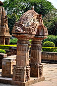 Orissa - Bhubaneshwar. Mukteswara temple, the torana. 