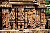 Orissa - Bhubaneshwar. Mukteswara temple, decoration of the jagamohan. 