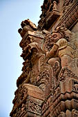 Orissa - Bhubaneshwar. Mukteswara temple, detail of the bho motif of the deul. 