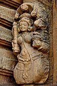 Orissa - Bhubaneshwar. Mukteswara temple, Nagini the female Naga. Usually very beautiful, they are human with the body and tail of a cobra. 