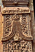 Orissa - Bhubaneshwar. Mukteswara temple, decoration of the jagamohan. 