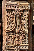 Orissa - Bhubaneshwar. Mukteswara temple, decoration of the jagamohan. 