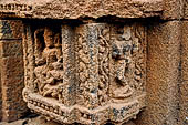 Orissa - Bhubaneswar. Temples around the Papanashini Kund, 'dikpala' panel. 