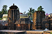 Orissa - Bhubaneswar. Temples around the Papanashini Kund. 