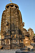 Orissa - Bhubaneswar. Temple nearby the Papanasini Kund. The deul.