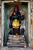 Orissa - Bhubaneswar. Temple nearby the Papanasini Kund. Parvati panel.