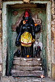 Orissa - Bhubaneswar. Temple nearby the Papanasini Kund. Parvati panel. 