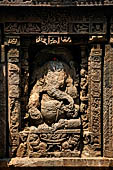 Orissa - Bhubaneswar. Parsurameswar Temple, Ganesa image in the central niche of the southern face of the deul.  