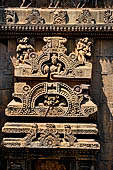 Orissa - Bhubaneswar. Parsurameswar Temple, lateral niche of the deul. 