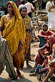 Orissa - Puri, the Grand road, the main street of Puri. Lined with bazaars and stalls the road is is usually jammed with pilgrims.