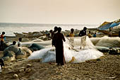 Orissa - Puri, the fishing village. 