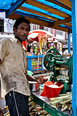 Orissa - Puri, the Grand road, the main street of Puri. Lined with bazaars and stalls the road is is usually jammed with pilgrims.