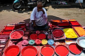 Orissa - Puri, the Grand road, the main street of Puri. Lined with bazaars and stalls the road is is usually jammed with pilgrims. 