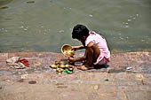 Orissa - Puri, around the holy tank called Narendra Sagar. 