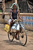 Orissa - Puri, around the holy tank called Narendra Sagar. 