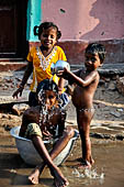 Orissa - Puri, the fishing village. 