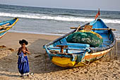 Orissa - Puri, the fishing village. 