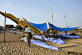 Orissa - Puri, the fishing village. 