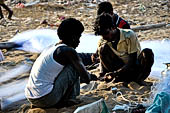 Orissa - Puri, the fishing village. 