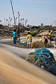 Orissa - Puri, the fishing village. 