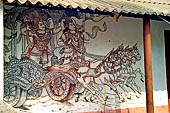 Orissa - Raghurajpur. Murals. 