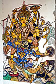 Orissa - Raghurajpur. Murals. 