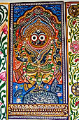 Orissa - Raghurajpur. Murals. 