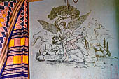 Orissa - Raghurajpur. Murals. 