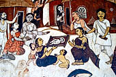 Orissa - Raghurajpur. Murals. 