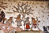 Orissa - Raghurajpur. Murals. 