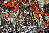 Orissa - Raghurajpur. Murals. 